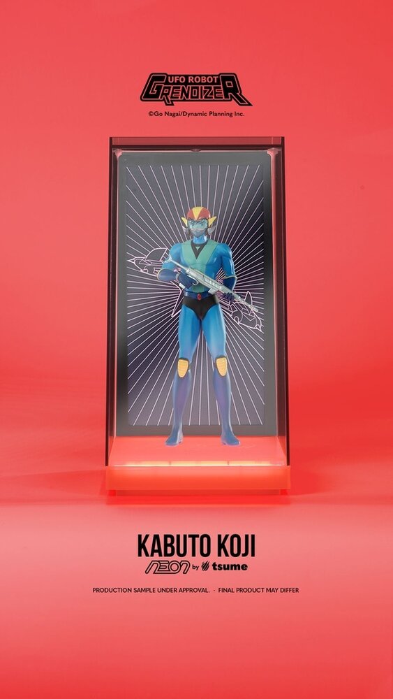 Tsume Art UFO Robot Grendizer LED Neon Statue Kabuto Koji 25 cm