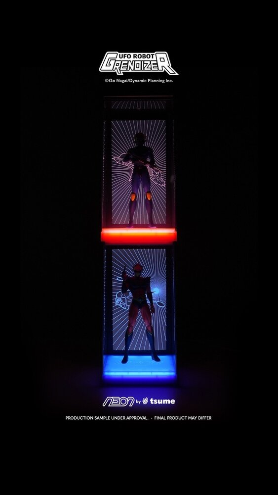 Tsume Art UFO Robot Grendizer LED Neon Statue Kabuto Koji 25 cm