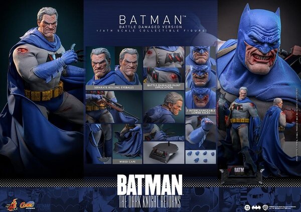 Hot Toys Batman: The Dark Knight Returns Action Figure 1/6 Batman (Battle Damaged Version) 32 cm Hot Toys Batman: The Dark Knight Returns Action Figure 1/6 Batman (Battle Damaged Version) 32 cm
