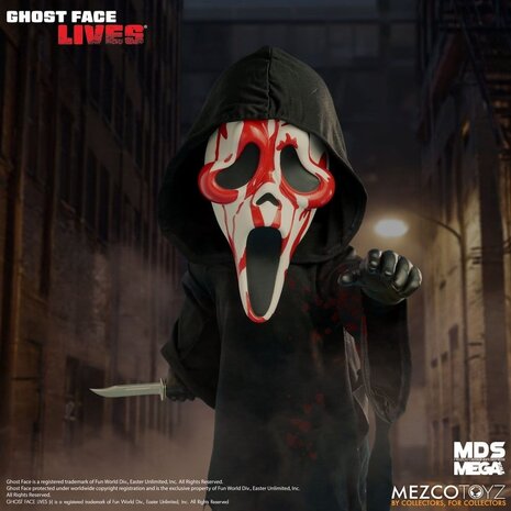 Mezco Toyz Scream MDS Roto Plush Doll Bloody Ghost Face 38 cm Mezco Toyz Scream MDS Roto Plush Doll Bloody Ghost Face 38 cm