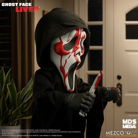 Mezco Toyz Scream MDS Roto Plush Doll Bloody Ghost Face 38 cm Mezco Toyz Scream MDS Roto Plush Doll Bloody Ghost Face 38 cm