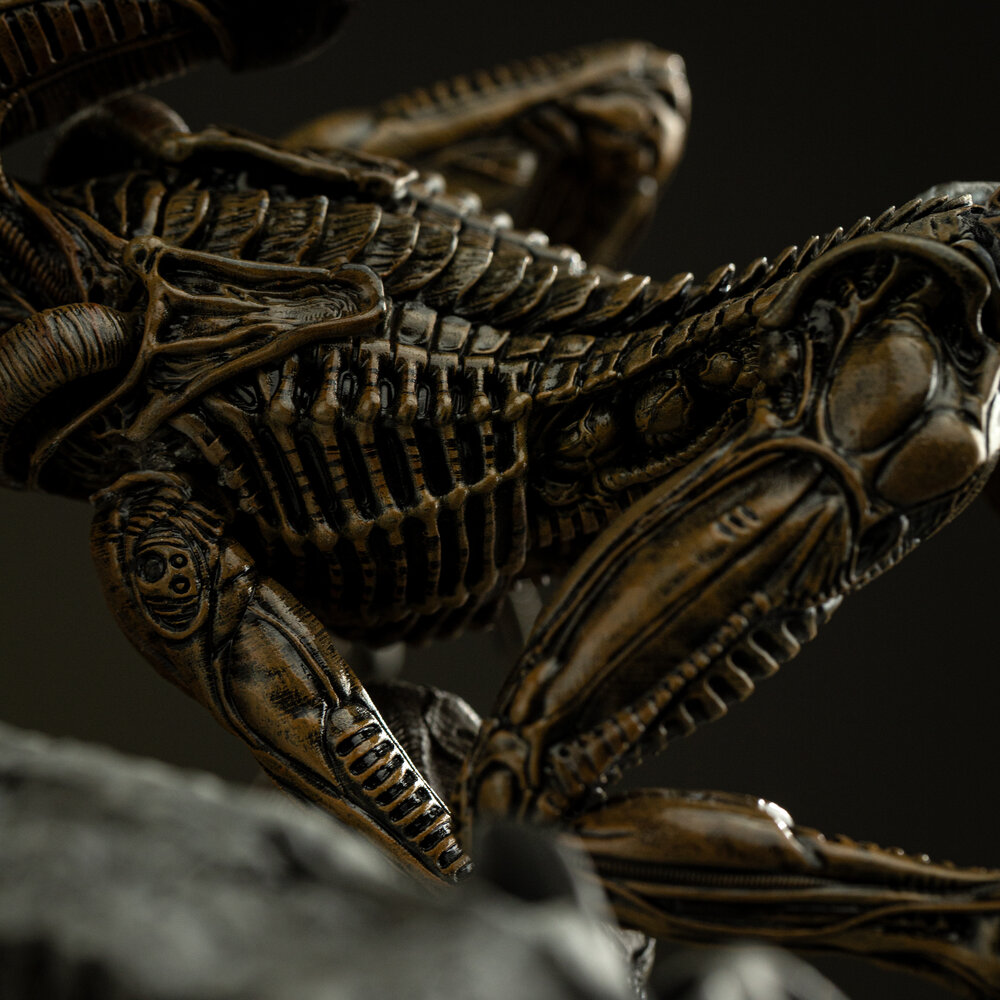 Iron Studios Alien 3 Art Scale Statue 1/10 Ellen Ripley and Dog Alien 23 cm