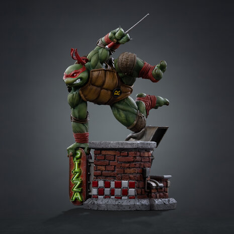 Iron Studios Teenage Mutant Ninja Turtles Art Scale Statue 1/10 Raphael Unleashed 24 cm