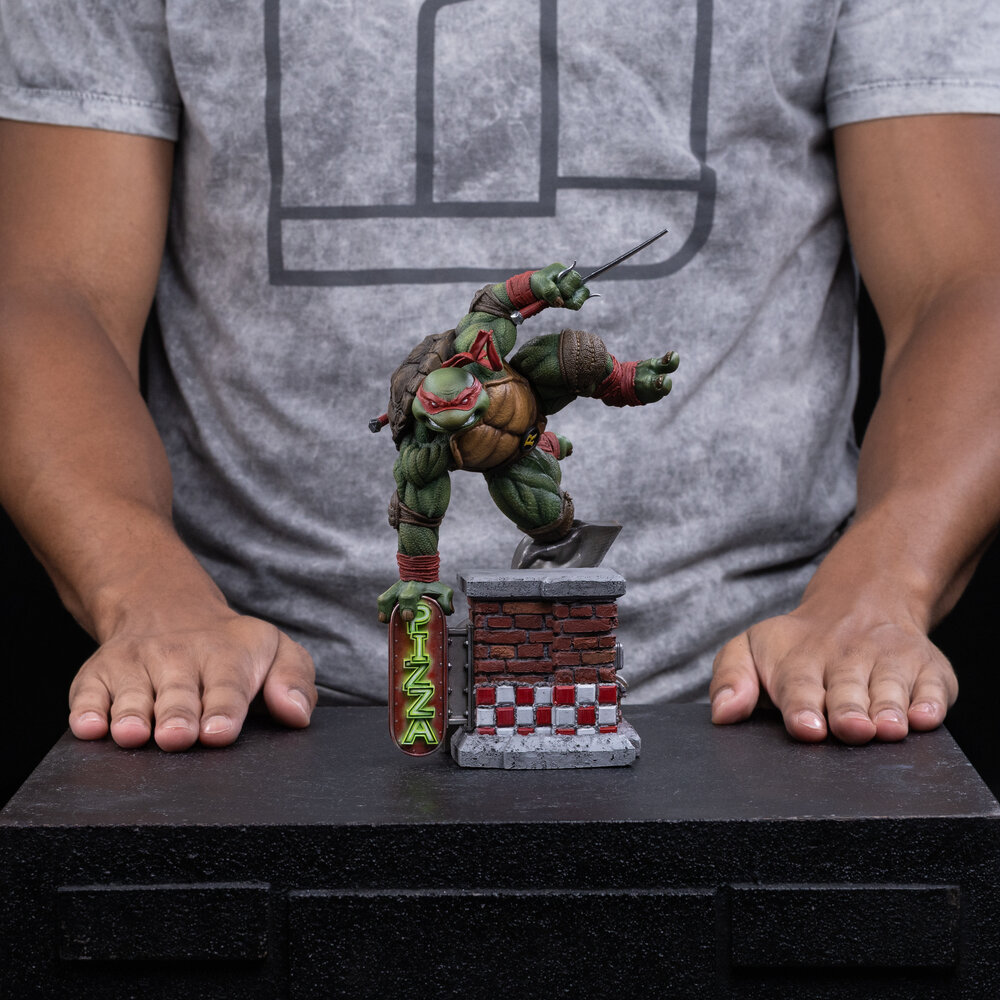 Iron Studios Teenage Mutant Ninja Turtles Art Scale Statue 1/10 Raphael Unleashed 24 cm