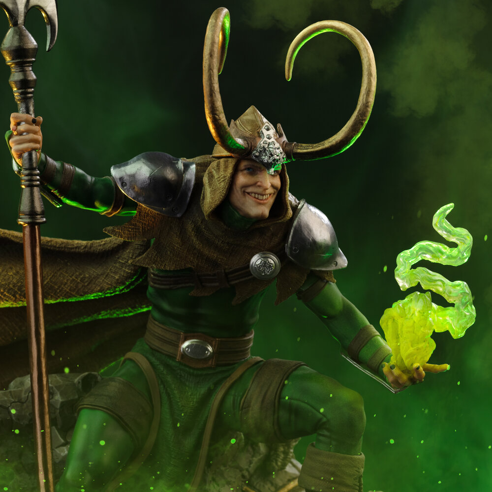 Iron Studios Marvel Comics Art Scale Statue 1/10 Loki 28 cm