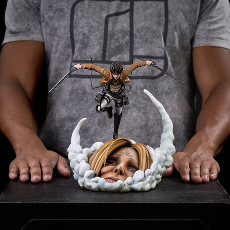 Iron Studios Attack on Titan Art Scale Statue 1/10 Eren Yeager 24 cm Iron Studios Attack on Titan Art Scale Statue 1/10 Eren Yeager 24 cm