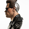 Pure Arts Terminator 2: Judgement Day Bust 1/1 T-800 Model 101 Battle Damaged Art Mask 47 cm