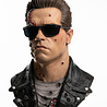 Pure Arts Terminator 2: Judgement Day Bust 1/1 T-800 Model 101 Battle Damaged Art Mask 47 cm