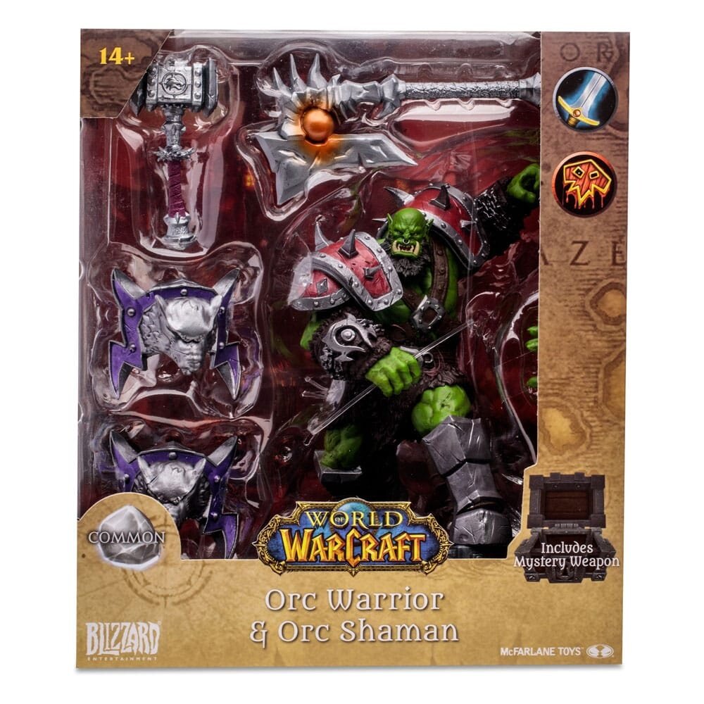McFarlane Toys World of Warcraft Action Figure Orc: Shaman / Warrior 15 cm