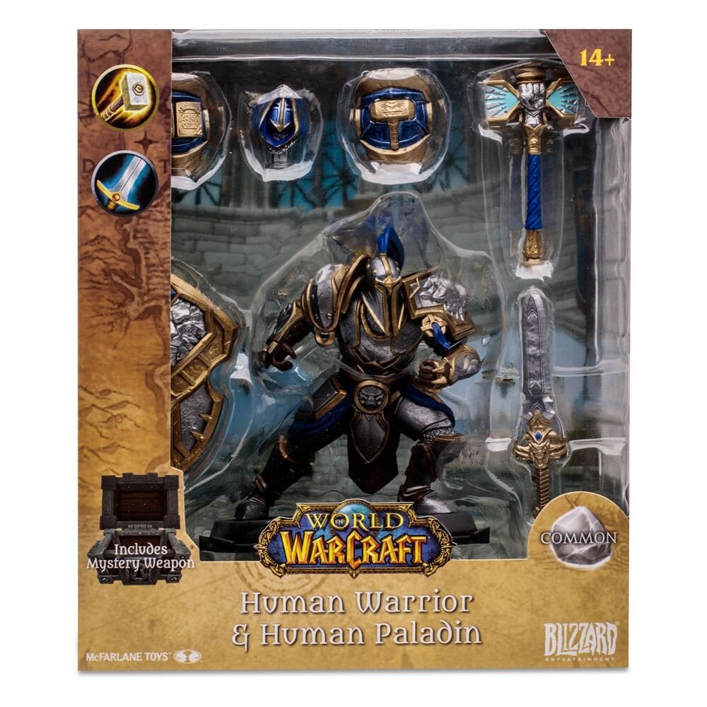 McFarlane Toys World of Warcraft Action Figure Human: Paladin / Warrior 15 cm