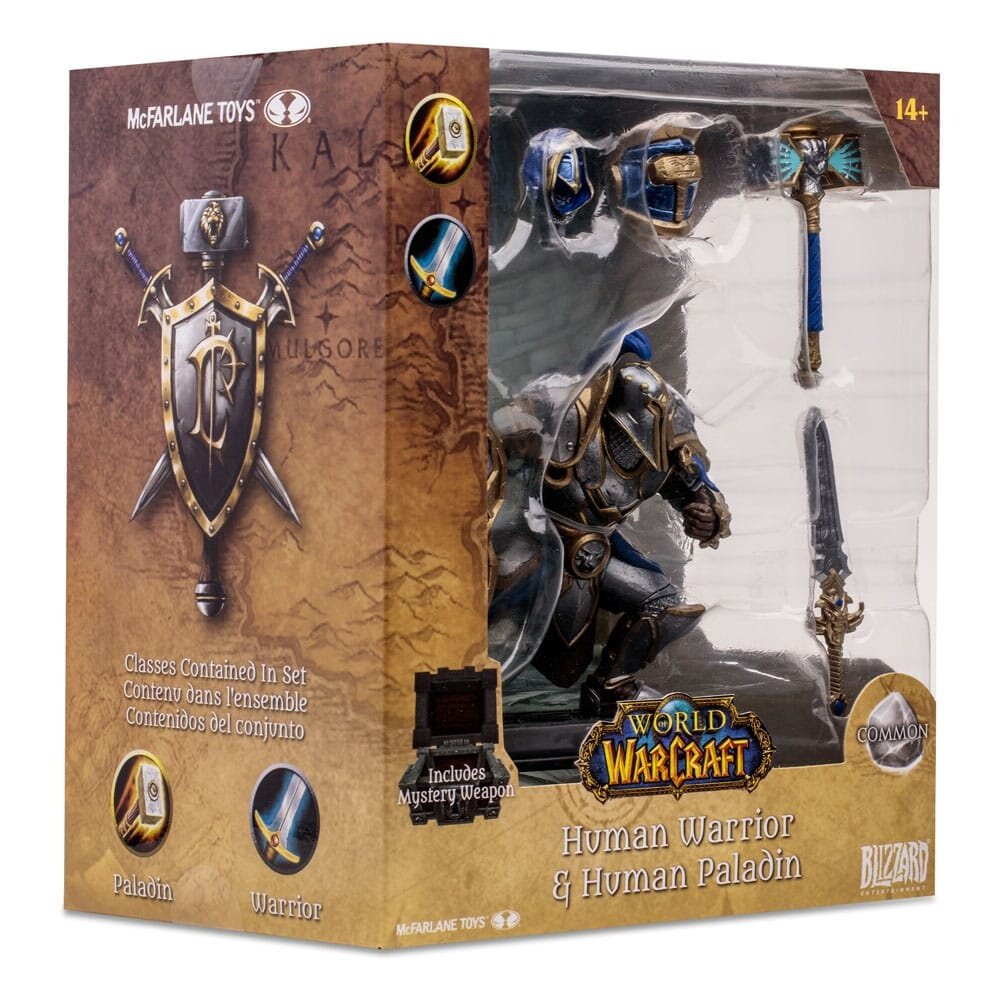 McFarlane Toys World of Warcraft Action Figure Human: Paladin / Warrior 15 cm