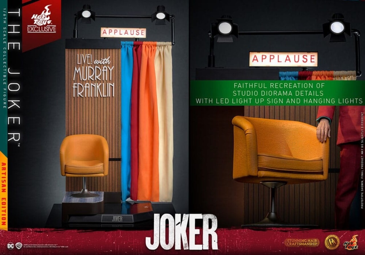 Hot Toys Joker Action Figure 1/6 The Joker Artisan Edition 30 cm