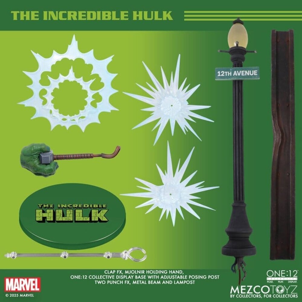 Mezco Toyz Marvel One:12 Collective Action Figure 1/12 The Incredible Hulk 19 cm