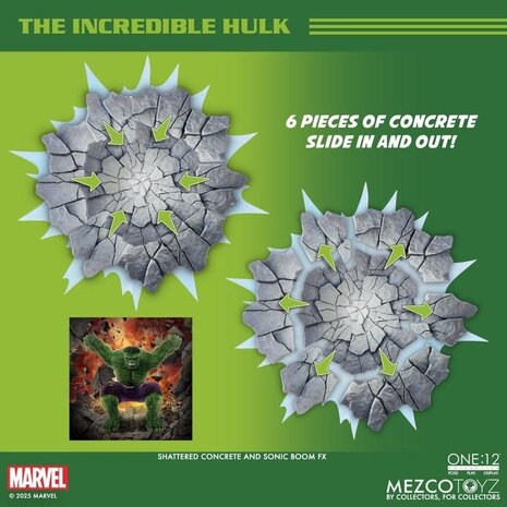 Mezco Toyz Marvel One:12 Collective Action Figure 1/12 The Incredible Hulk 19 cm