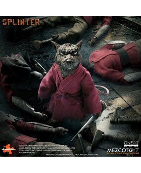 Mezco Toyz Teenage Mutant Ninja Turtles One:12 Collective Action Figure 1/12 Splinter 17 cm