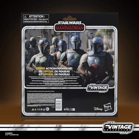 Hasbro Star Wars The Mandalorian Vintage Collection Action Figure 4-Pack Mandalorian Shriek-Hawk 10 cm