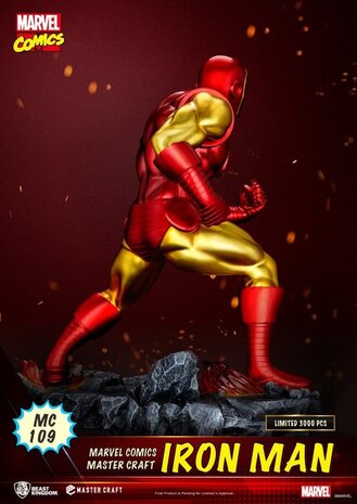Beast Kingdom Marvel Comics Master Craft Statue Iron Man 29 cm