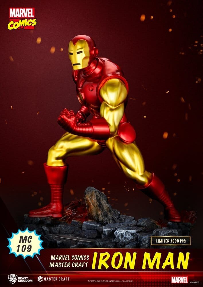 Beast Kingdom Marvel Comics Master Craft Statue Iron Man 29 cm