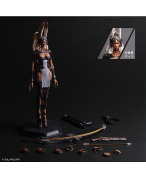 Square Enix Final Fantasy XII Play Arts Shin Action Figure Fran 7 cm Square Enix Final Fantasy XII Play Arts Shin Action Figure Fran 7 cm