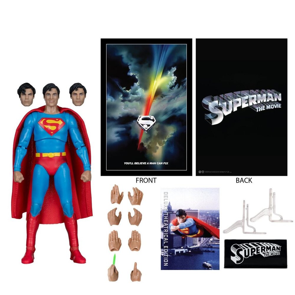 McFarlane Toys DC Multiverse Deluxe Theatrical Edition Action Figure Superman (Superman: The Movie) 18 cm