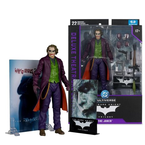 McFarlane Toys DC Multiverse Deluxe Theatrical Edition Action Figure The Joker (The Dark Knight) 18 cm