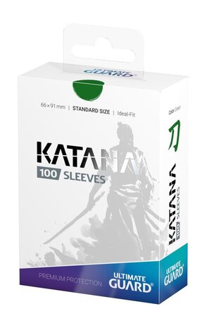 Ultimate Guard Katana Sleeves Standard Size Green (100x)