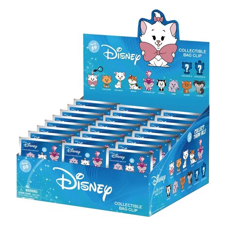 Disney 3D Blind Bag Clip Cats