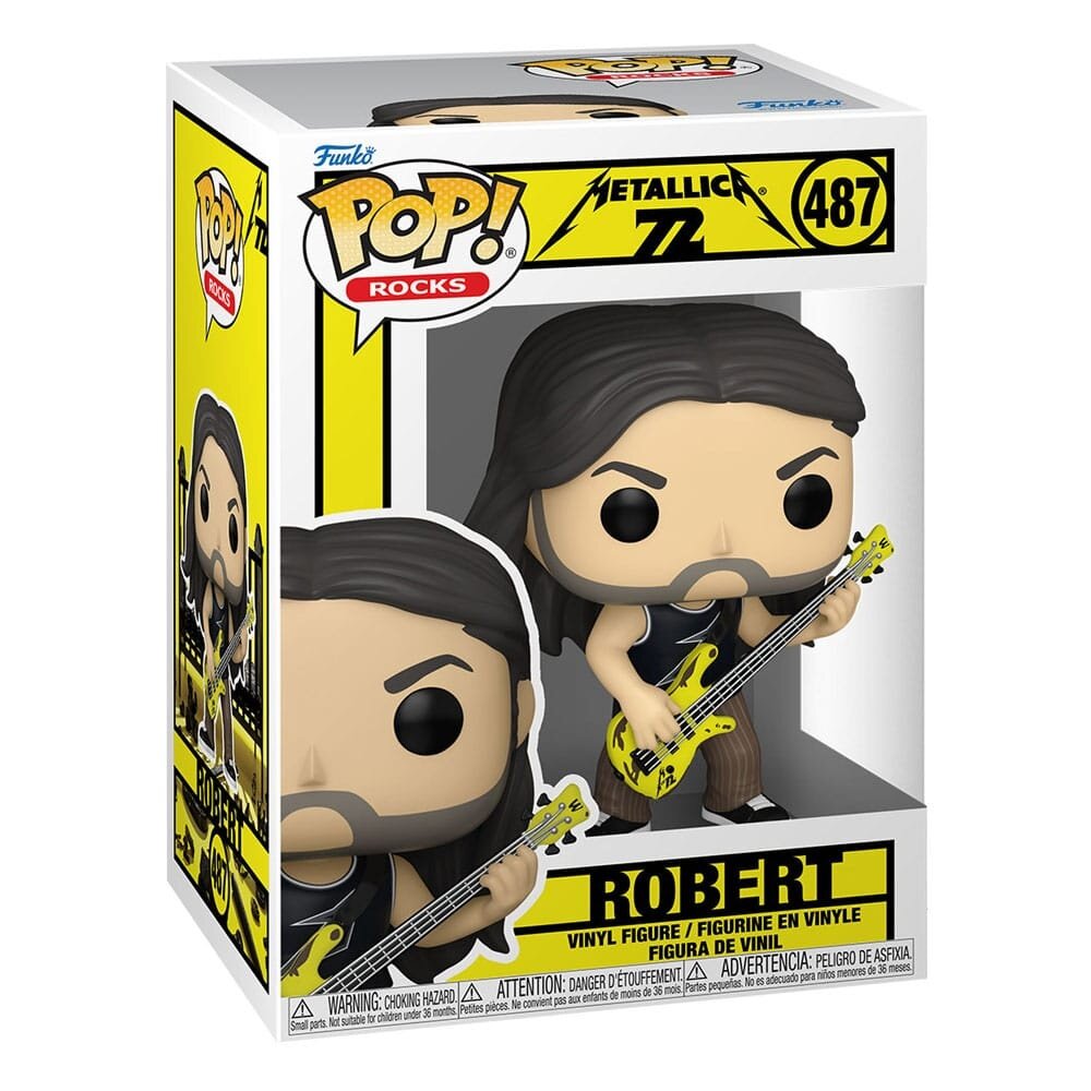 Funko Metallica POP! Rocks Vinyl Figure Robert (72 Seasons) #487