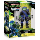 Playmates Teenage Mutant Ninja Turtles x G.I. Joe Crossover Classics Action Figure Leonardo x Snake Eyes 12 cm