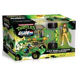Playmates Teenage Mutant Ninja Turtles x G.I. Joe Crossover Classics Vehicle A.W.E. Shell-Striker with Figure