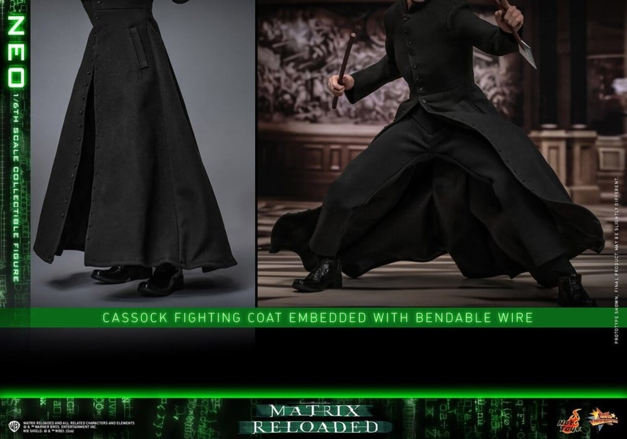 Hot Toys The Matrix Action Figure 1/6 Neo 31 cm