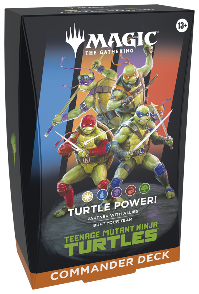Wizards of the Coast Magic: The Gathering - Teenage Mutant Ninja Turtles Turtle Power! Commander Deck