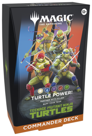 Wizards of the Coast Magic: The Gathering - Teenage Mutant Ninja Turtles Turtle Power! Commander Deck