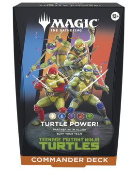 Wizards of the Coast Magic: The Gathering - Teenage Mutant Ninja Turtles Turtle Power! Commander Deck