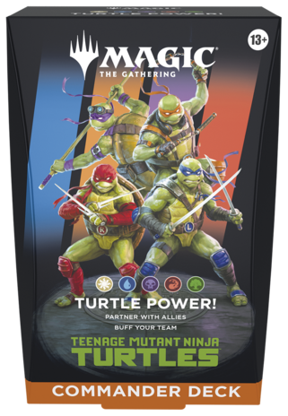 Wizards of the Coast Magic: The Gathering - Teenage Mutant Ninja Turtles Turtle Power! Commander Deck