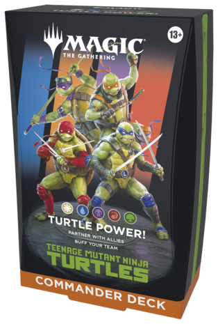 Wizards of the Coast Magic: The Gathering - Teenage Mutant Ninja Turtles Turtle Power! Commander Deck