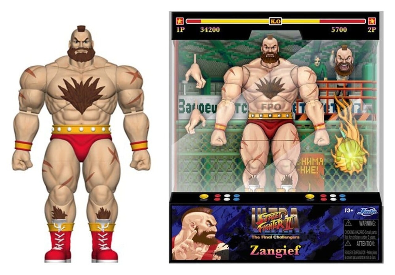 Jada Toys Ultra Street Fighter II: The Final Challengers Action Figure 1/12 Zangief 18 cm Jada Toys Ultra Street Fighter II: The Final Challengers Action Figure 1/12 Zangief 18 cm