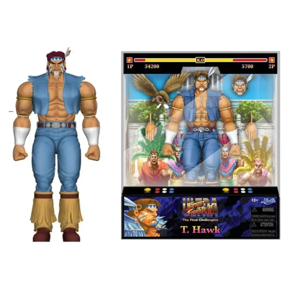 Jada Toys Ultra Street Fighter II: The Final Challengers Action Figure 1/12 Hawk 20 cm Jada Toys Ultra Street Fighter II: The Final Challengers Action Figure 1/12 Hawk 20 cm