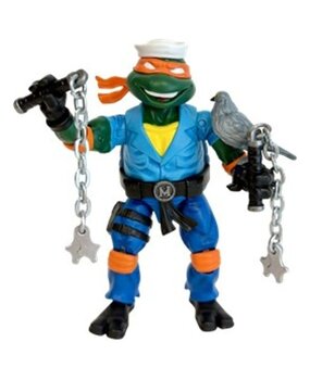 Playmates Teenage Mutant Ninja Turtles x G.I. Joe Crossover Classics Action Figure Michelangelo x Shipwreck 12 cm