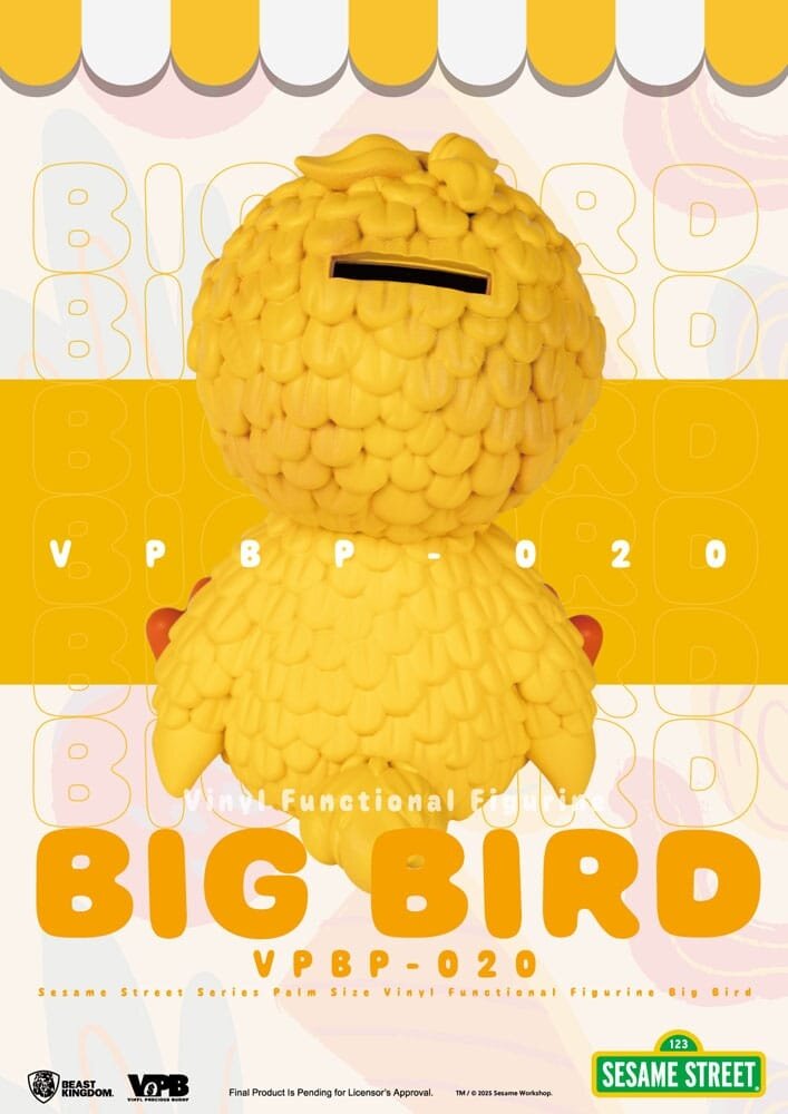 Beast Kingdom Sesame Street Piggy Spaarpot Big Bird 12 cm