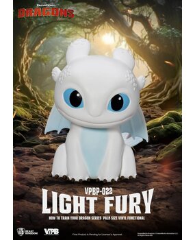 Beast Kingdom How To Train Your Dragon Piggy Vinyl Bank Light Fury 12 cm