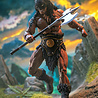 ICON Collectibles Fire and Ice Frazetta Action Figure 1/12 Darkwolf (Version 2) 17 cm