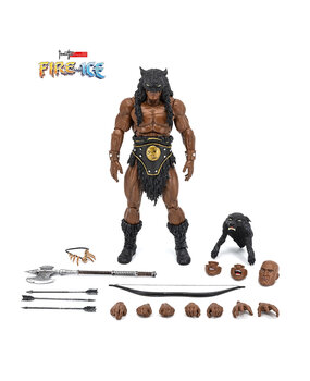 ICON Collectibles Fire and Ice Frazetta Action Figure 1/12 Darkwolf (Version 2) 17 cm