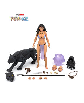 ICON Collectibles Fire and Ice Frazetta Action Figure 1/12 Teegra (Version 2) 17 cm