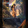 ICON Collectibles Fire and Ice Frazetta Action Figure 1/12 Teegra (Version 2) 17 cm