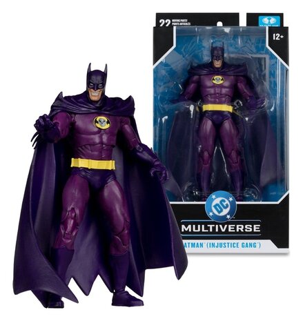 McFarlane Toys DC Multiverse Action Figure Batman (Injustice Gang) (JLA: Rock of Ages) (Red Platinum Edtion) 18 cm