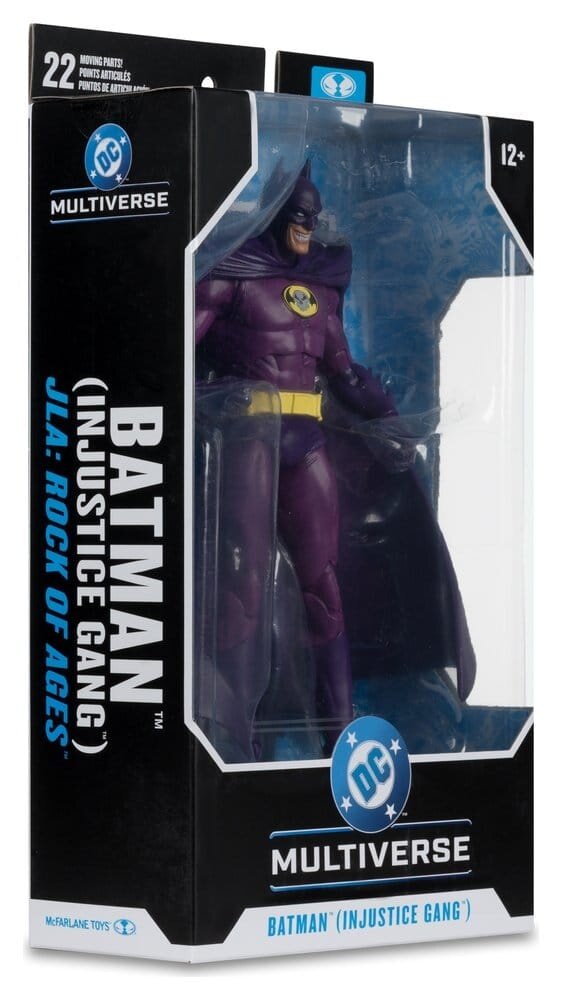 McFarlane Toys DC Multiverse Action Figure Batman (Injustice Gang) (JLA: Rock of Ages) (Red Platinum Edtion) 18 cm
