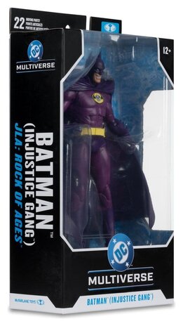 McFarlane Toys DC Multiverse Action Figure Batman (Injustice Gang) (JLA: Rock of Ages) (Red Platinum Edtion) 18 cm