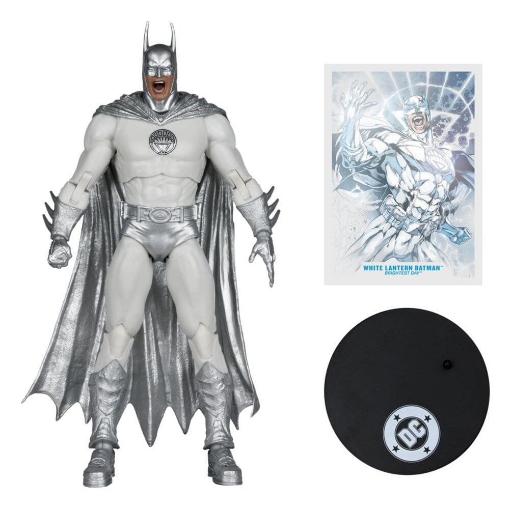 McFarlane Toys DC Multiverse Action Figure White Lantern Batman (Brightest Day) (Red Platinum Edition) 18 cm