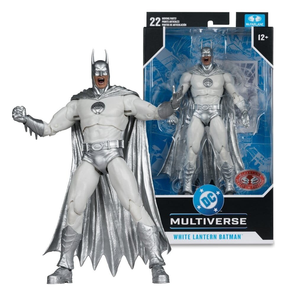 McFarlane Toys DC Multiverse Action Figure White Lantern Batman (Brightest Day) (Red Platinum Edition) 18 cm